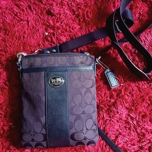 Coach with side body strap